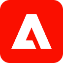 The logo of the site adobe.com