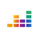 The logo of the site deezer.com