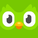 The logo of the site duolingo.com