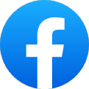 The logo of the site facebook.com