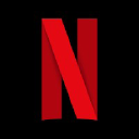 The logo of the site netflix.com
