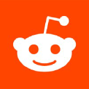 The logo of the site reddit.com