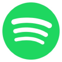 The logo of the site spotify.com