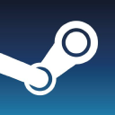 The logo of the site steampowered.com
