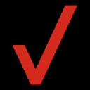 The logo of the site verizon.com